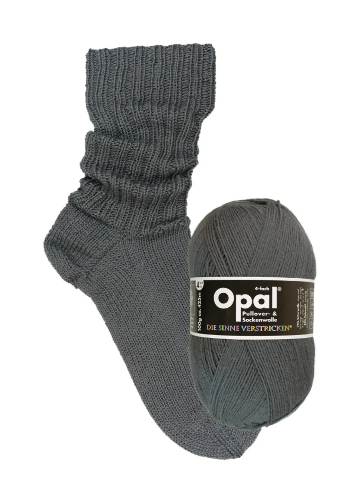 Opal UNI 4-nitka ponožková příze č. 9936 Rauch (kouř / kouřová šedá)