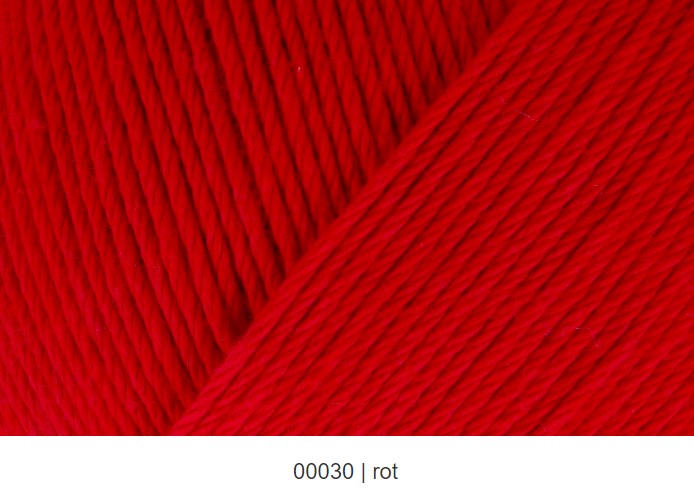Schachenmayr Pyramid Cotton 50gr., 175m, barva č. 00030 červená (rot)