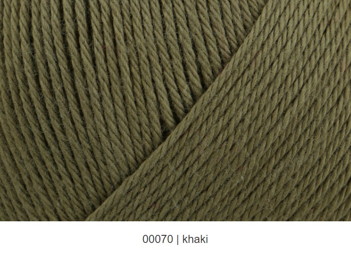Schachenmayr Pyramid Cotton 50gr., 175m, barva č. 00070 khaki