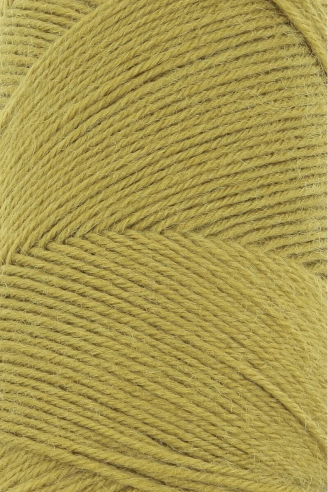 LANG YARNS Jawoll UNI 50g, č. 83.0150, 4-nitka. žlutozelená