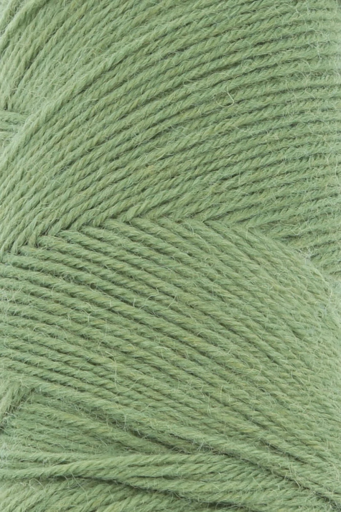 LANG YARNS Jawoll UNI 50g, č. 83.0198, 4-nitka, trávově zelená