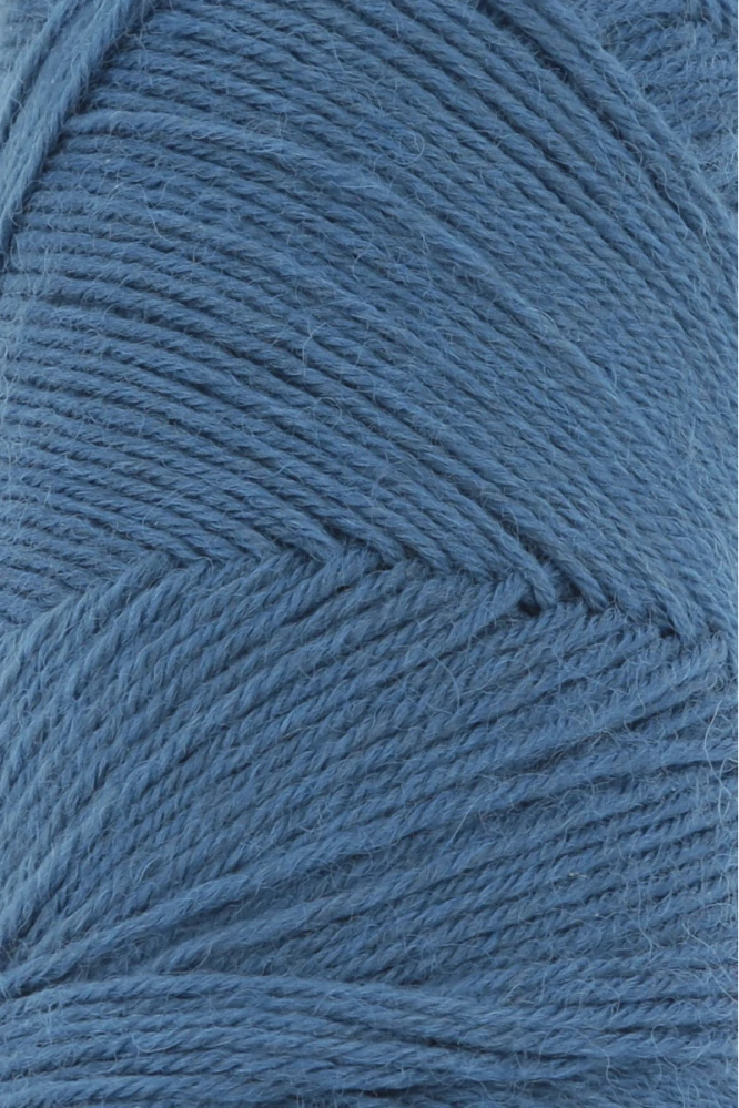 LANG YARNS Jawoll UNI 50g, č. 83.0235, 4-nitka, modrá