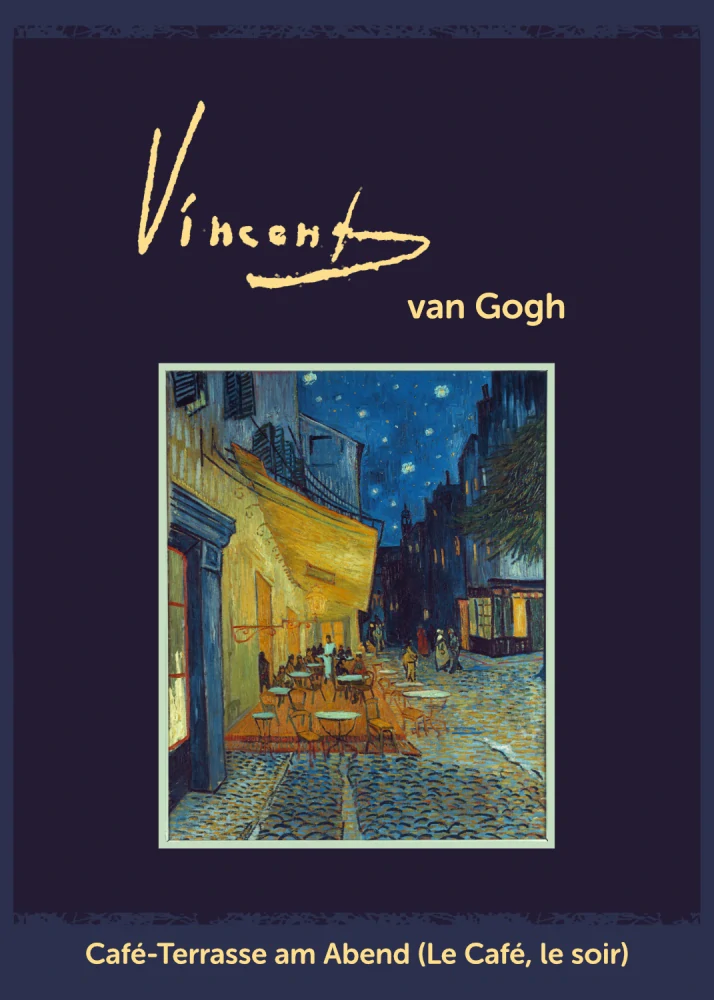 Opal Vincent van Gogh, ponožková příze 4-nitka č. 5431 Café-Terrasse am Abend (Le Café, le soir) 