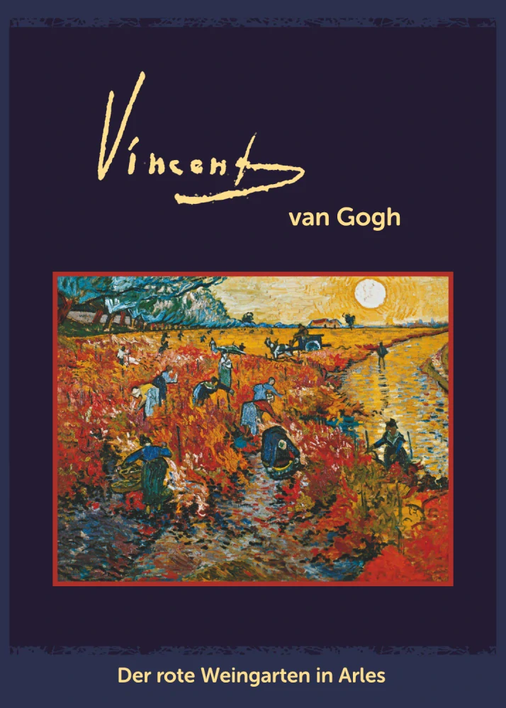 Opal Vincent van Gogh, ponožková příze 4-nitka č. 5433 Der rote Weingarten in Arles 