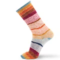 Concept by Katia SYMMETRIC SOCKS & MORE - ILLUSION  4-nitka ponožková příze č. 72 Blue-Ochre -Red-Rust (modrá-okrová-červená-rezavá)