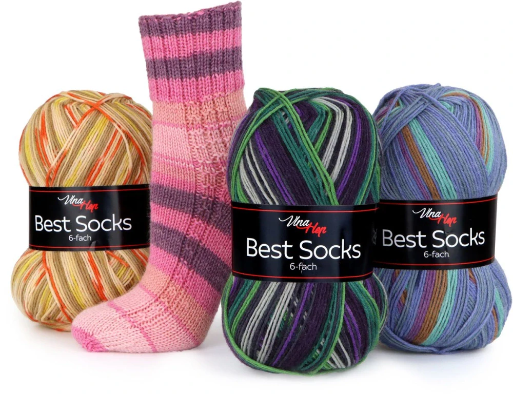 Vlna-Hep Best Socks 6-nitka ponožková příze č. 7370