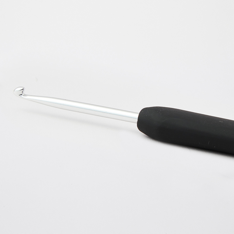 Háček na vlnu KnitPro steel, soft grip vel. 1,00mm