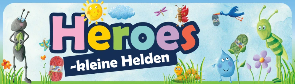 Opal Heroes - kleine Helden 4-nitka ponožková příze č. 11547 Hans Heupferdchen 