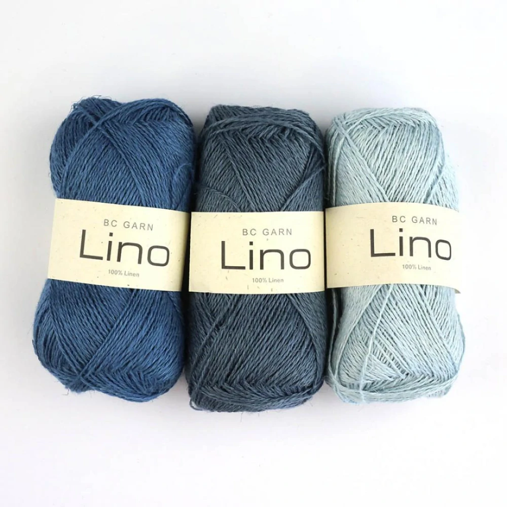 BC GARN LINO 100% len, 50g / 150m, barva č. 39 cardinal red (červená)