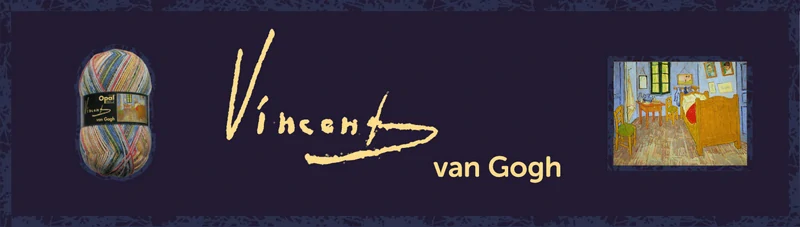 Opal Vincent van Gogh, ponožková příze 4-nitka č. 5431 Café-Terrasse am Abend (Le Café, le soir) 