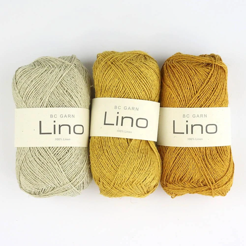 BC GARN LINO 100% len, 50g / 150m, barva č. 39 cardinal red (červená)