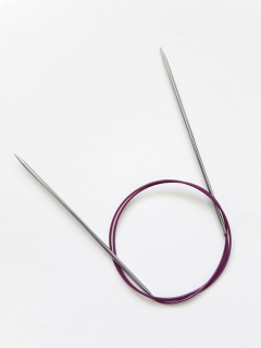 Pevné kruhové jehlice KnitPro Nova Metal vel. 5,00mm/60cm