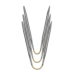 Jehlice ADDI CraSyTrio SHORT, trojice jehlic 21cm/5,0mm, 160-2