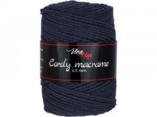 Vlna-Hep Cordy MARCAME recyklovaná bavlna 2,5mm, barva č. 8121 marine