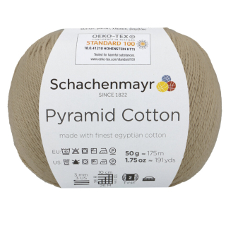 Schachenmayr Pyramid Cotton 50gr., 175m, barva č. 00005 béžová (beige)