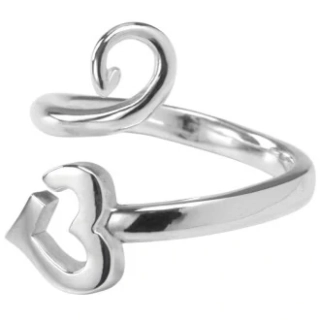 ADDI prsten pro vedení příze Addi2You Ring ze stříbra vel. S (52mm), 285-2