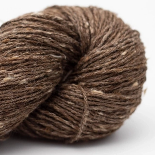 BC GARN Tussah Tweed 50g / 250m, tussahové hedvábí, barva č. 044 brown-tweed-mix