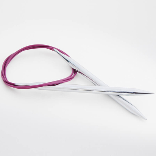 Pevné kruhové jehlice KnitPro Nova Metal vel. 3,5mm/80cm